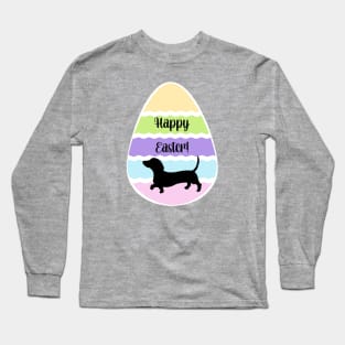 Happy Easter Egg Dachshund Long Sleeve T-Shirt